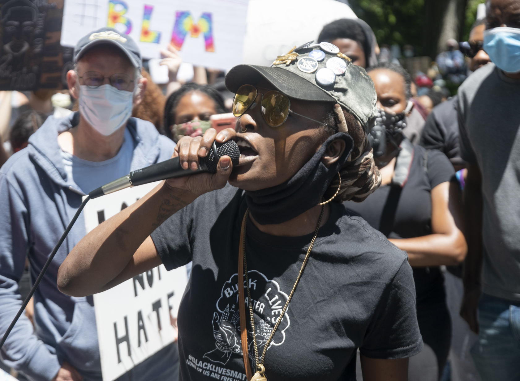 BLM protest, Tierra Williams